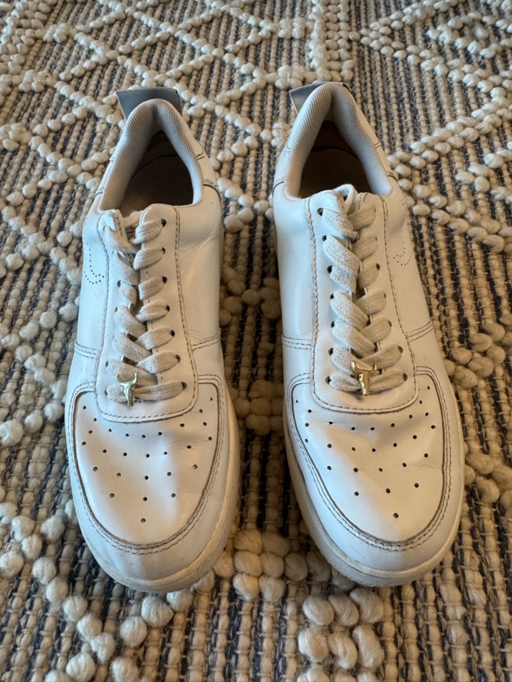 Princess Polly White Leather Womens Low-Top Sneakers